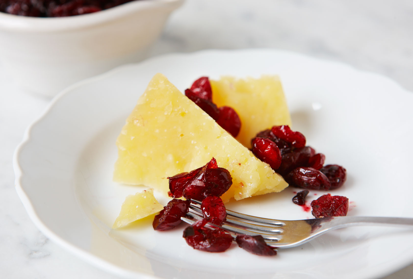 Vinkokta tranbär med ost