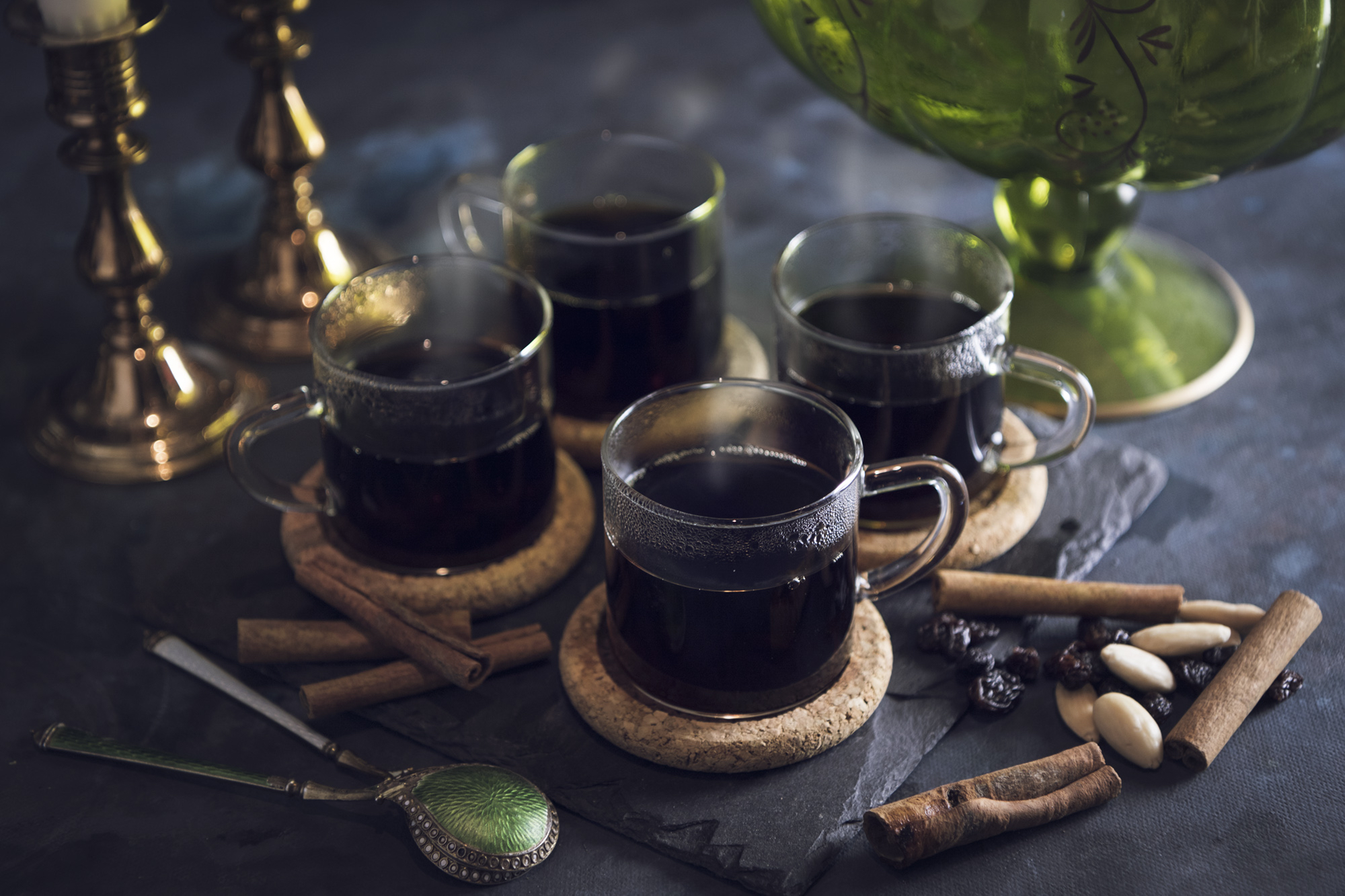 Kardemummadoftande snabbglögg